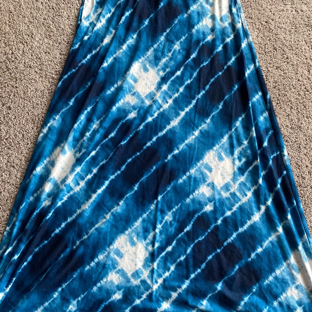 Cato women’s large blue / white maxi skirt - Picture 3 of 5